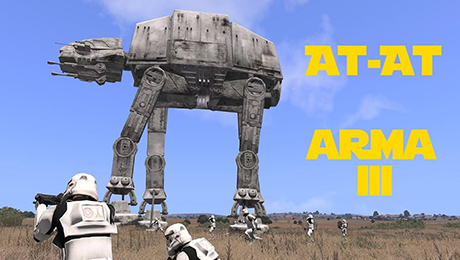 Watch an AT-AT shoot down a helicopter in Arma 3